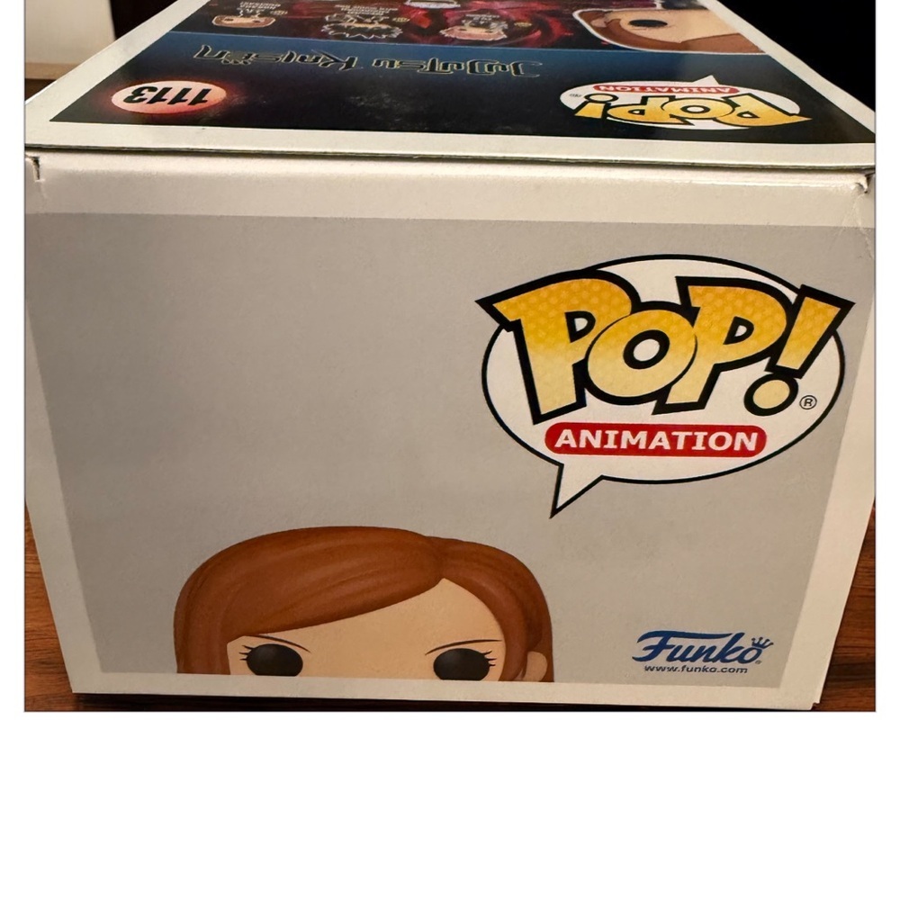 Funko Pop Animation Figure with Brown Hair and Blue Outfit 1113 - Picture 4 of 6